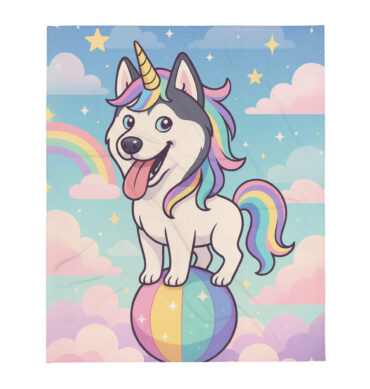 Super Cute Pet Unicorn Blanket – Custom Personalized Throw