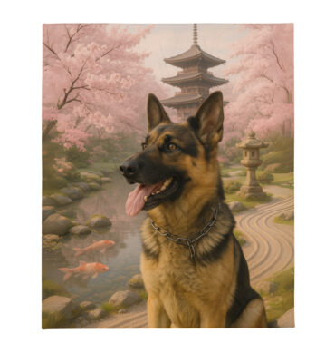 Zen Garden Peace – Custom Pet Blanket | Personalized Cozy Throw
