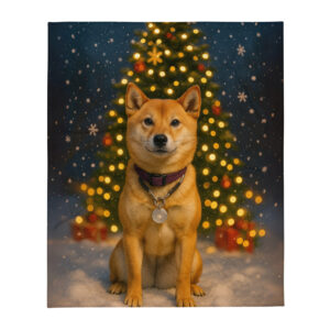 Winter Holiday Magic – Custom Pet Blanket for Cozy Seasonal Décor