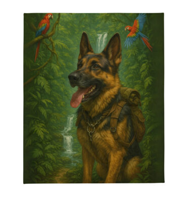Jungle Explorer Pet Blanket – Custom Animal Throw for Home & Gifts