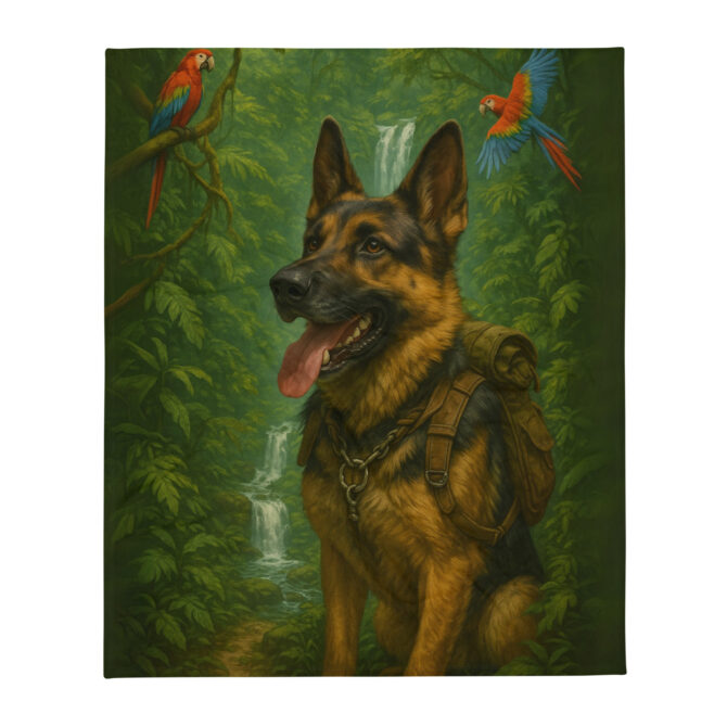 Jungle Explorer Pet Blanket – Custom Animal Throw for Home & Gifts