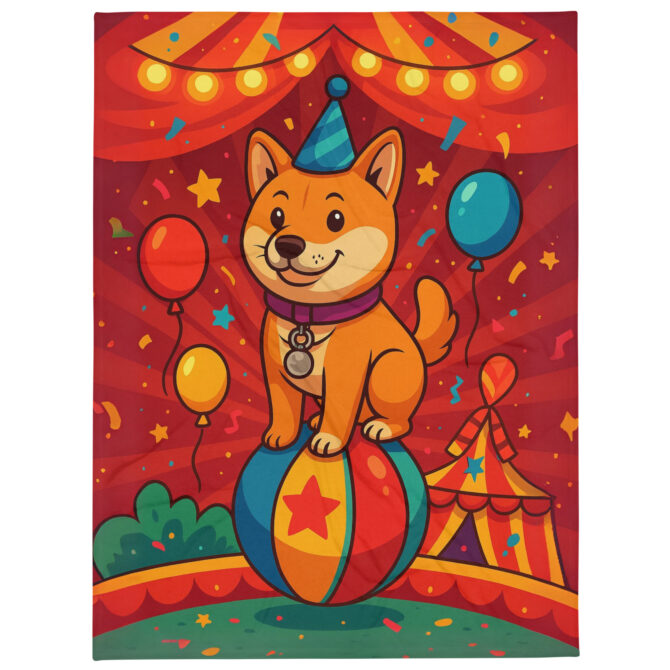 Circus Star Pet Blanket – Custom Pet Throw for Cozy Home Décor & Gifts - Image 2