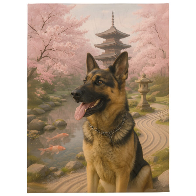 Zen Garden Peace – Custom Pet Blanket | Personalized Cozy Throw - Image 2