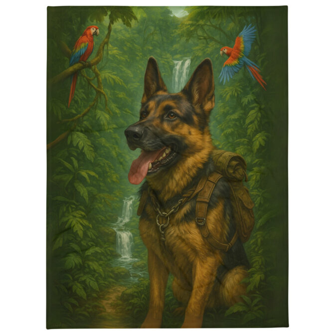 Jungle Explorer Pet Blanket – Custom Animal Throw for Home & Gifts - Image 2