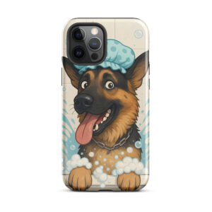 Shower Time Splash – Custom Pet iPhone Case (iPhone 11–16 Pro Max)