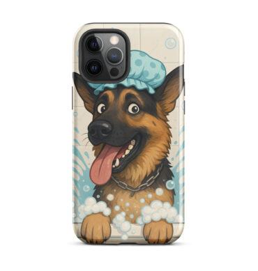Shower Time Splash – Custom Pet iPhone Case (iPhone 11–16 Pro Max)