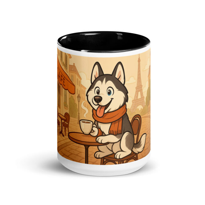 Pawffee Time – Custom Pet Paris Café Mug | Personalized Coffee Cup - Image 3