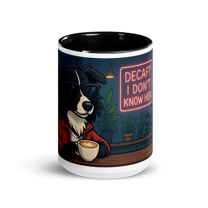 Custom “Decaf? I Don’t Know Her” Sassy Pet Mug – Personalized Coffee Cup with Your Pet - Image 3