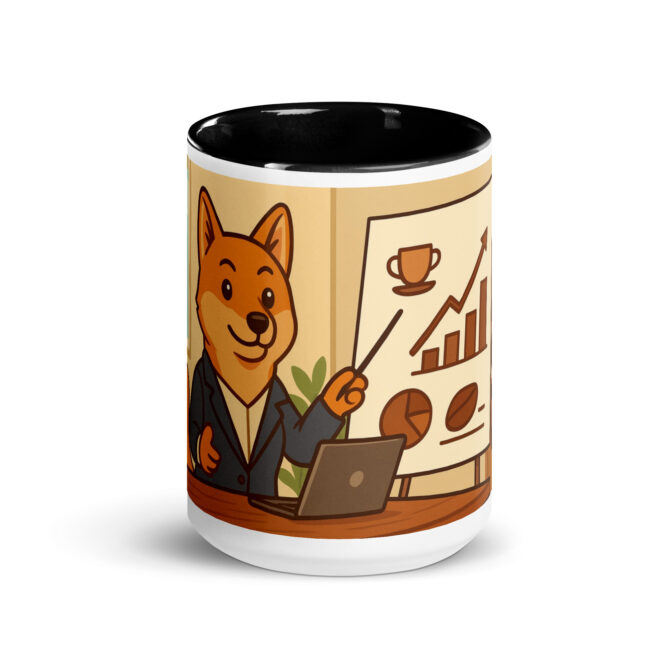 Team Meeting Fuel – Custom Pet Coffee Mug | Personalized Cartoon Artwork - Image 3