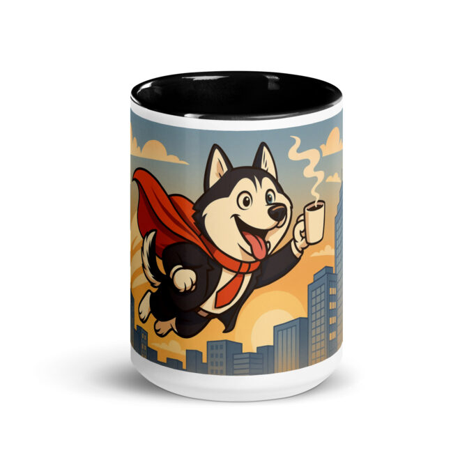 Deadline Destroyer Pet Superhero Custom Coffee Mug – Your Pet as a Hero - Image 3