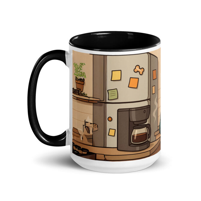 Coffee First, Emails Later – Custom Pet Mug with Your Dog, Cat, or Any Animal - Image 4