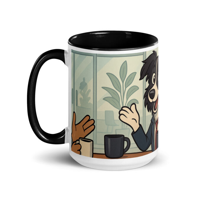 Custom "Corporate Clawfee Break" Pet Coffee Mug – Personalized Artwork - Image 3