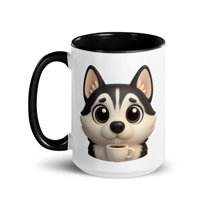 Custom "Puppy Eyes" 3D Cartoon Pet Mug – Personalized Animal Coffee Cup
