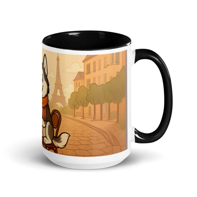Pawffee Time – Custom Pet Paris Café Mug | Personalized Coffee Cup - Image 2