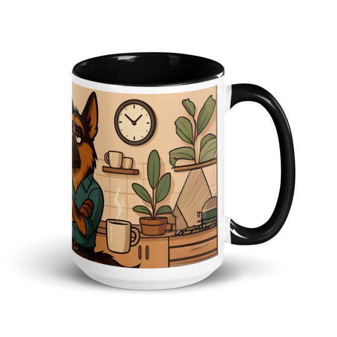 Coffee First, Emails Later – Custom Pet Mug with Your Dog, Cat, or Any Animal - Image 2
