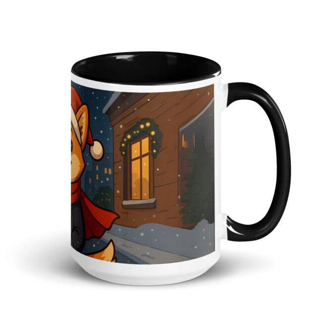 Santa Paws Needs Coffee – Custom Pet Christmas Mug - Image 2