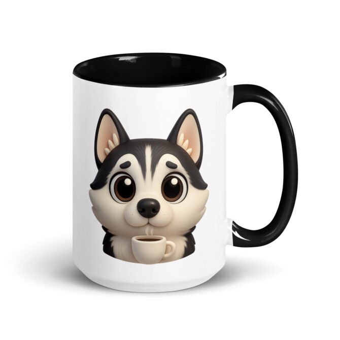 Custom "Puppy Eyes" 3D Cartoon Pet Mug – Personalized Animal Coffee Cup - Image 2