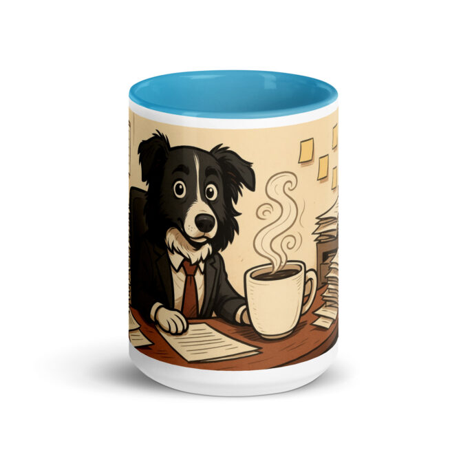 Powered by Coffee & Deadlines – Custom Pet Mug for Animal Lovers - Image 8