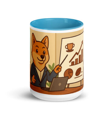 Team Meeting Fuel – Custom Pet Coffee Mug | Personalized Cartoon Artwork