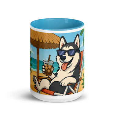 Custom Pet Iced Coffee Beach Mug – Personalized Summer Gift