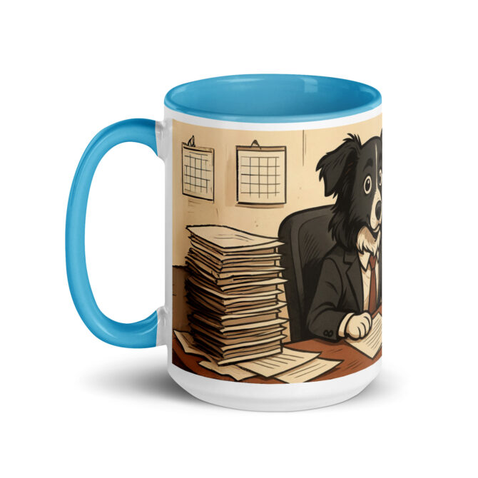 Powered by Coffee & Deadlines – Custom Pet Mug for Animal Lovers - Image 9