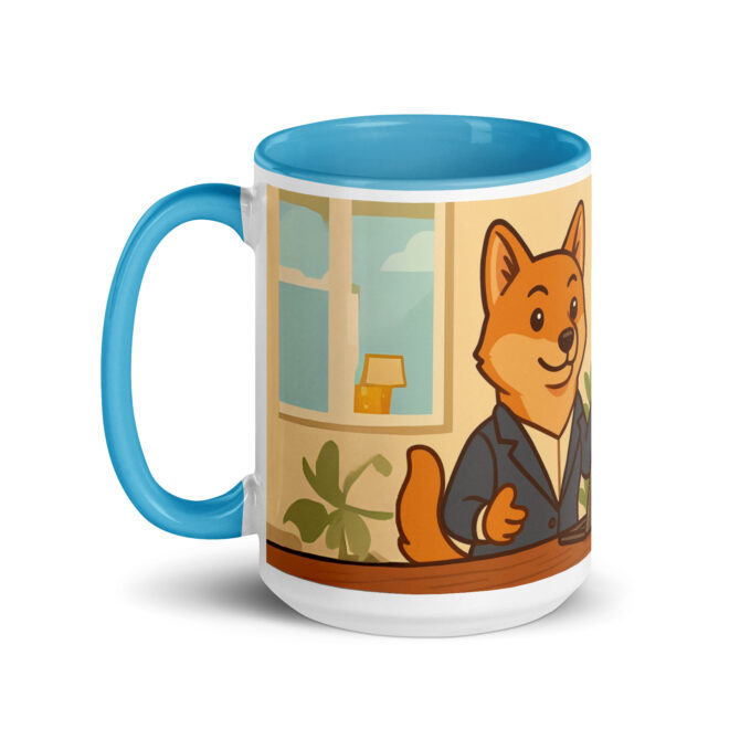 Team Meeting Fuel – Custom Pet Coffee Mug | Personalized Cartoon Artwork - Image 9