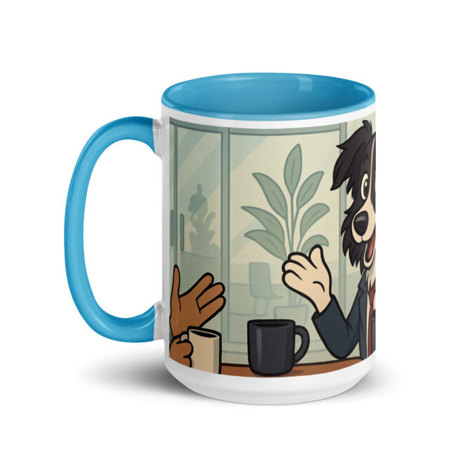Custom "Corporate Clawfee Break" Pet Coffee Mug – Personalized Artwork - Image 9