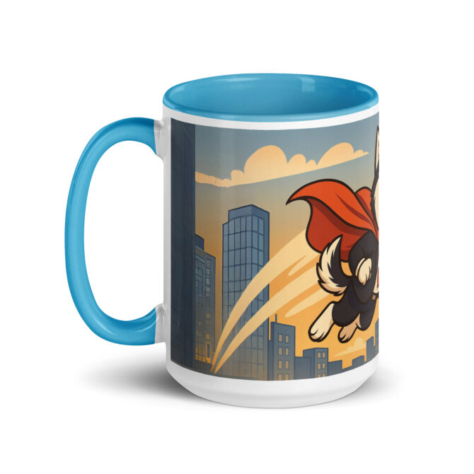 Deadline Destroyer Pet Superhero Custom Coffee Mug – Your Pet as a Hero - Image 9
