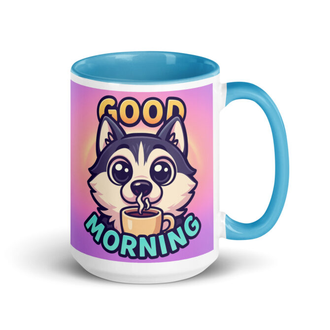 Custom Oversized Eyes Good Morning Pet Mug – Your Pet as Adorable Coffee Art - Image 7