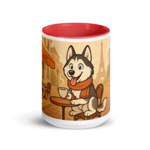 Pawffee Time – Custom Pet Paris Café Mug | Personalized Coffee Cup
