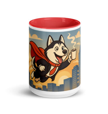 Deadline Destroyer Pet Superhero Custom Coffee Mug – Your Pet as a Hero