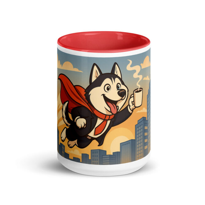 Deadline Destroyer Pet Superhero Custom Coffee Mug – Your Pet as a Hero
