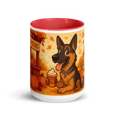Pumpkin Spice Pup Custom Pet Mug – Personalized Fall Coffee Cup