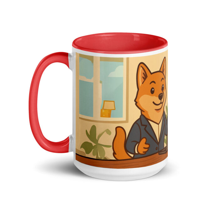 Team Meeting Fuel – Custom Pet Coffee Mug | Personalized Cartoon Artwork - Image 7