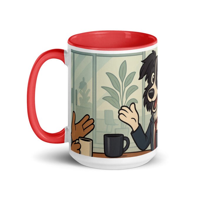 Custom "Corporate Clawfee Break" Pet Coffee Mug – Personalized Artwork - Image 6