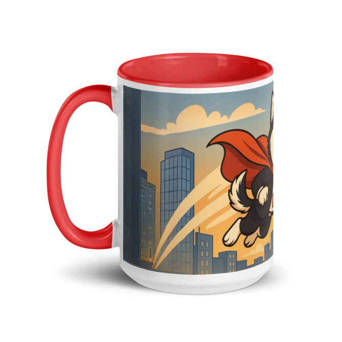 Deadline Destroyer Pet Superhero Custom Coffee Mug – Your Pet as a Hero - Image 6
