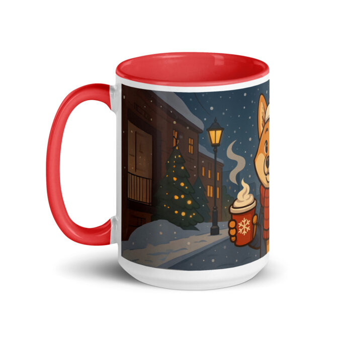 Santa Paws Needs Coffee – Custom Pet Christmas Mug - Image 6