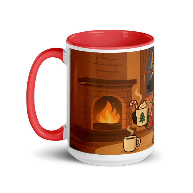 Merry & Caffeinated – Custom Ugly Sweater Pet Mug - Image 6