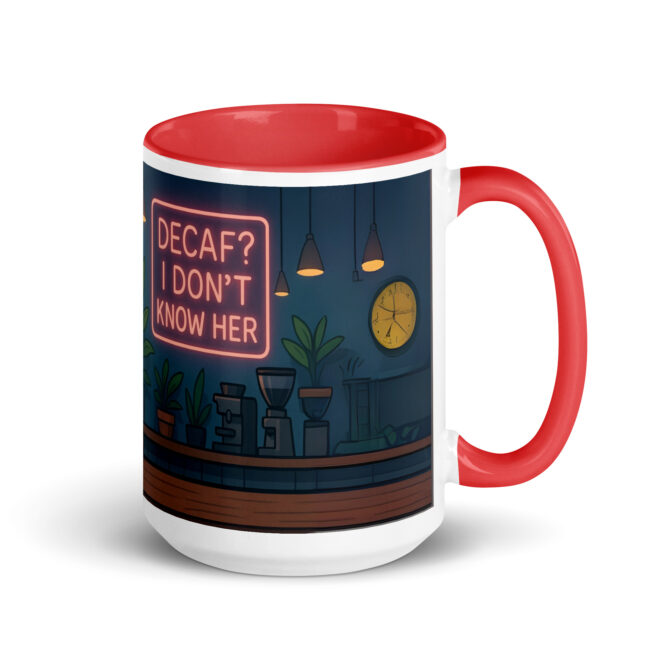 Custom “Decaf? I Don’t Know Her” Sassy Pet Mug – Personalized Coffee Cup with Your Pet - Image 5