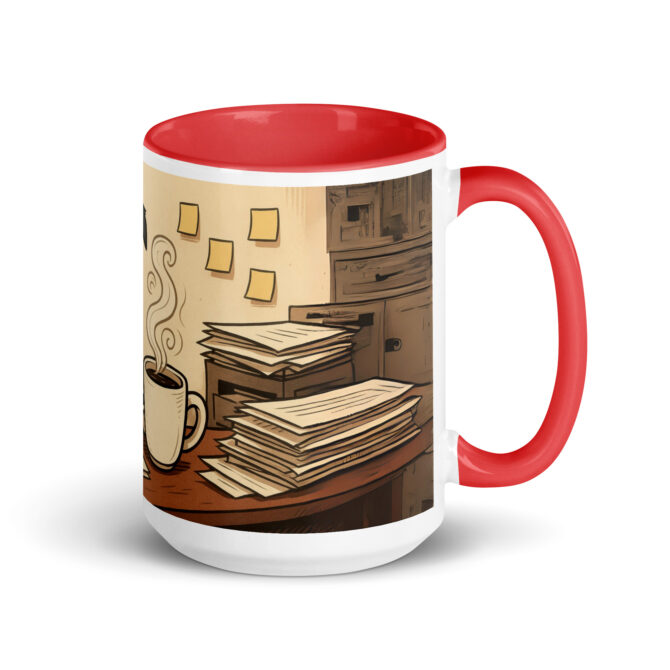 Powered by Coffee & Deadlines – Custom Pet Mug for Animal Lovers - Image 4