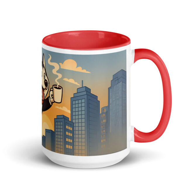 Deadline Destroyer Pet Superhero Custom Coffee Mug – Your Pet as a Hero - Image 5