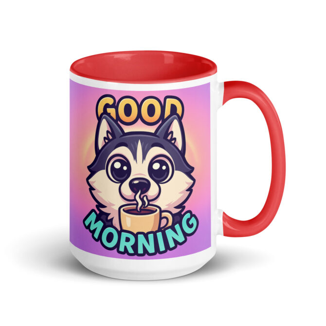 Custom Oversized Eyes Good Morning Pet Mug – Your Pet as Adorable Coffee Art - Image 5