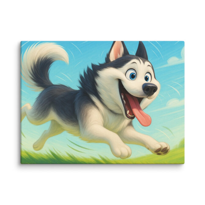 Pixar Action Pose Custom Pet Canvas | Pixar-Style Wall Art
