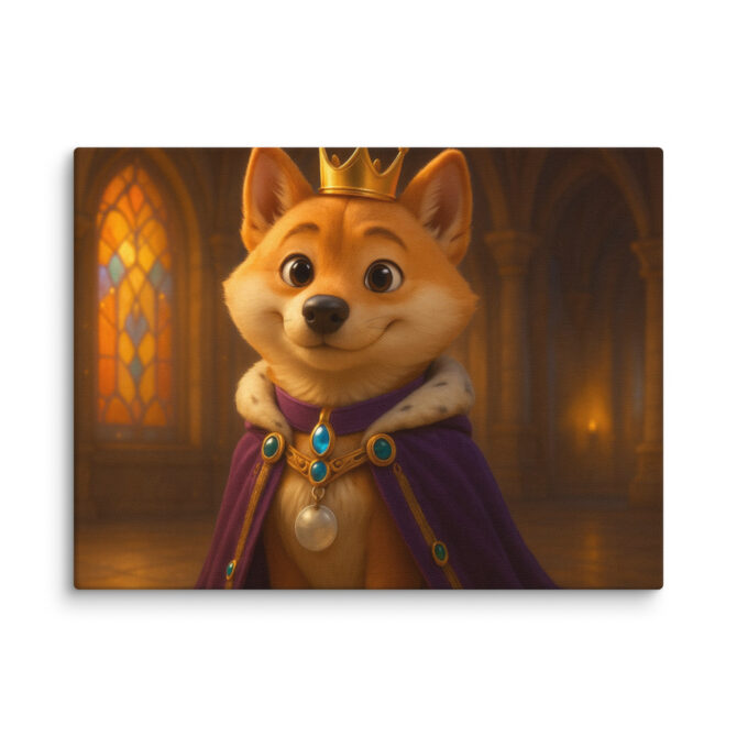 Royal Pixar Pet | Custom Pixar-Style Pet Canvas Print