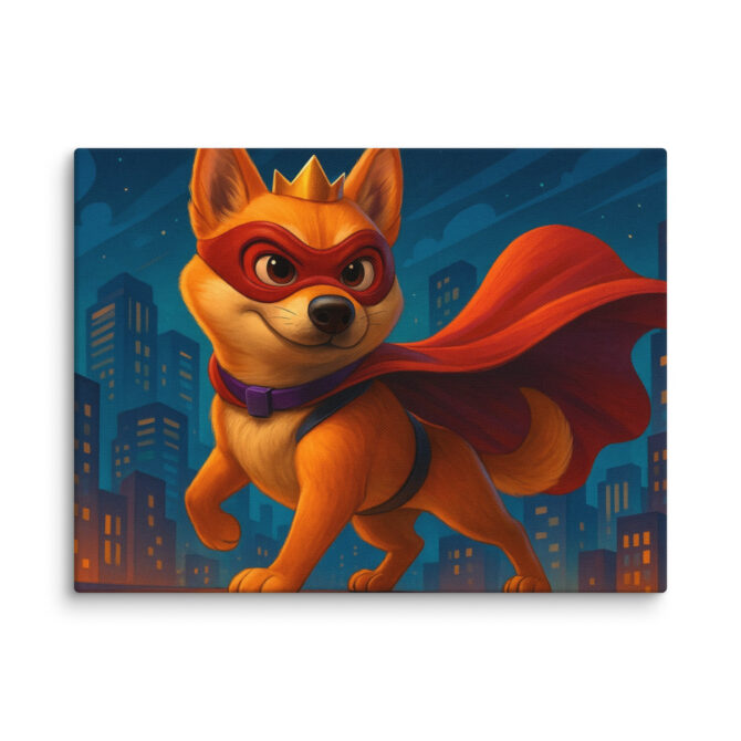 Pixar Super-Pet Custom Canvas | Personalized Pet Wall Art