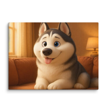 Pixar Everyday Moments | Custom Pixar-Style Pet Canvas Print