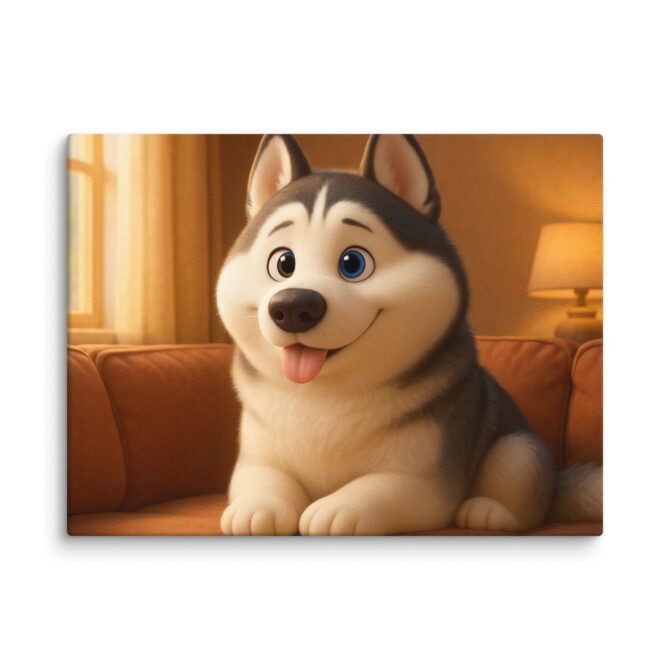 Pixar Everyday Moments | Custom Pixar-Style Pet Canvas Print