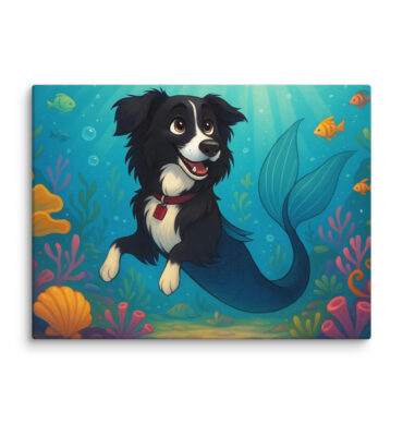 Disney-Style Pet Canvas – Under the Sea Adventure