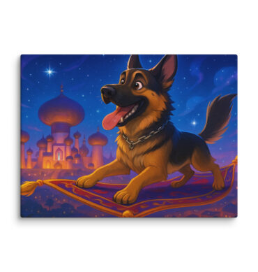Disney-Style Pet Canvas – Aladdin Magic Carpet Ride