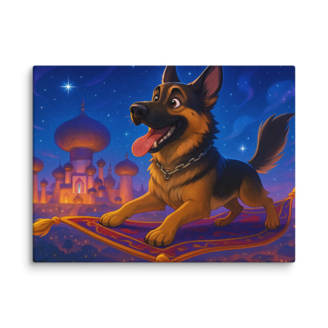 Disney-Style Pet Canvas – Aladdin Magic Carpet Ride